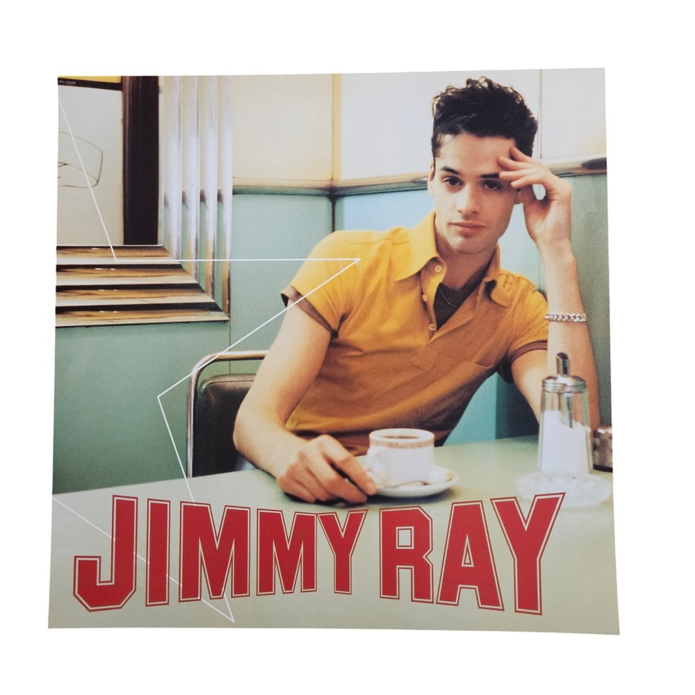Jimmy Ray Self Titled 12x12 Double Sided Album Flat Promo Poster Vintage 1998